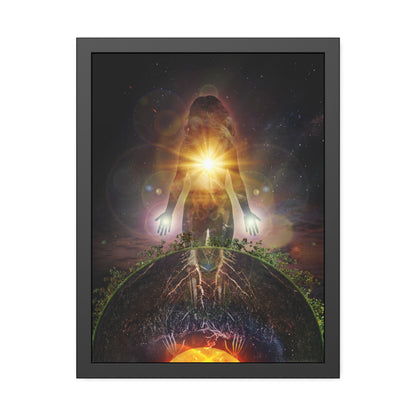 Persephone's Divinity Framed Print | Surreal Art
