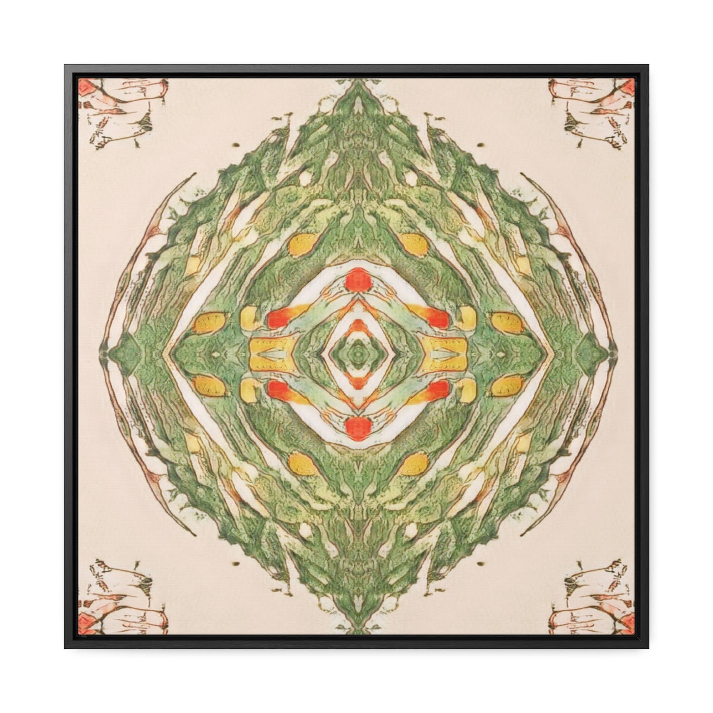 Earth Spirits Framed Canvas Print