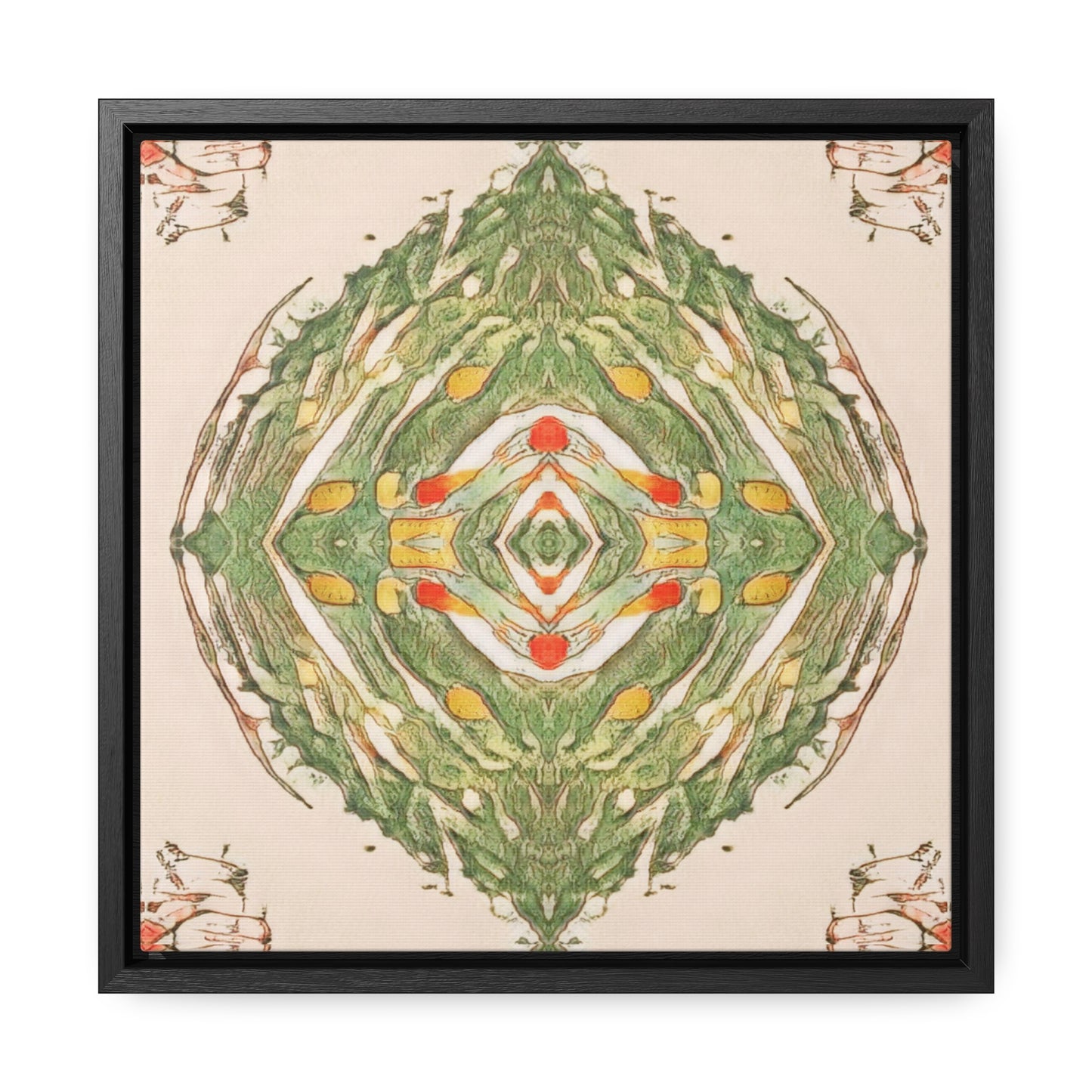 Earth Spirits Framed Canvas Print