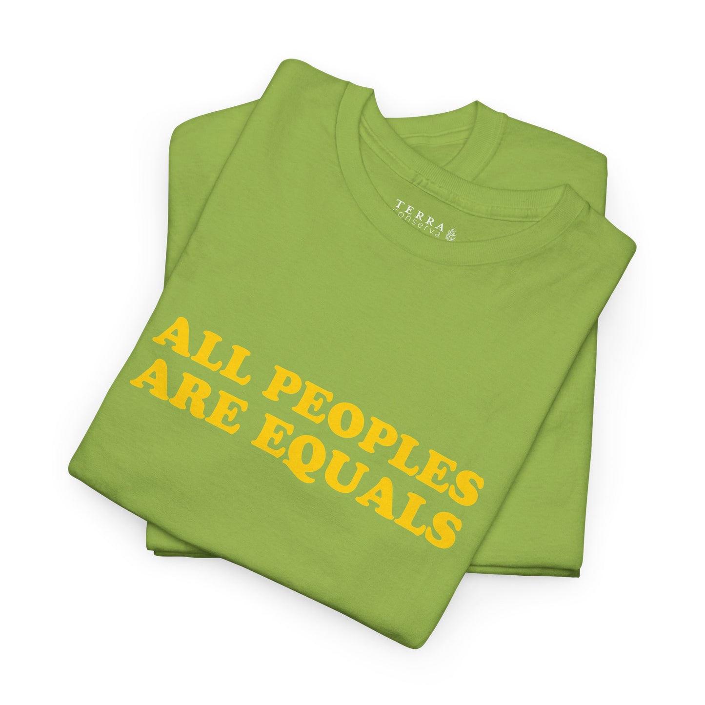 All Peoples Are Equals Adult 100% Cotton T-Shirt (Multicolors)