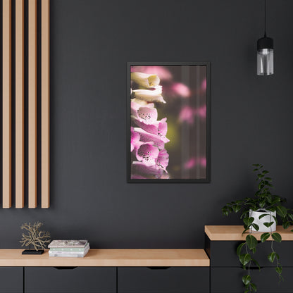 Foxglove Flowers Framed Fine Art Photograph