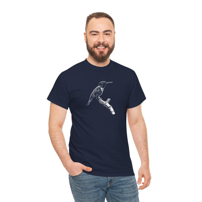 Hummingbird Adult 100% Cotton T-Shirt (Multicolors)