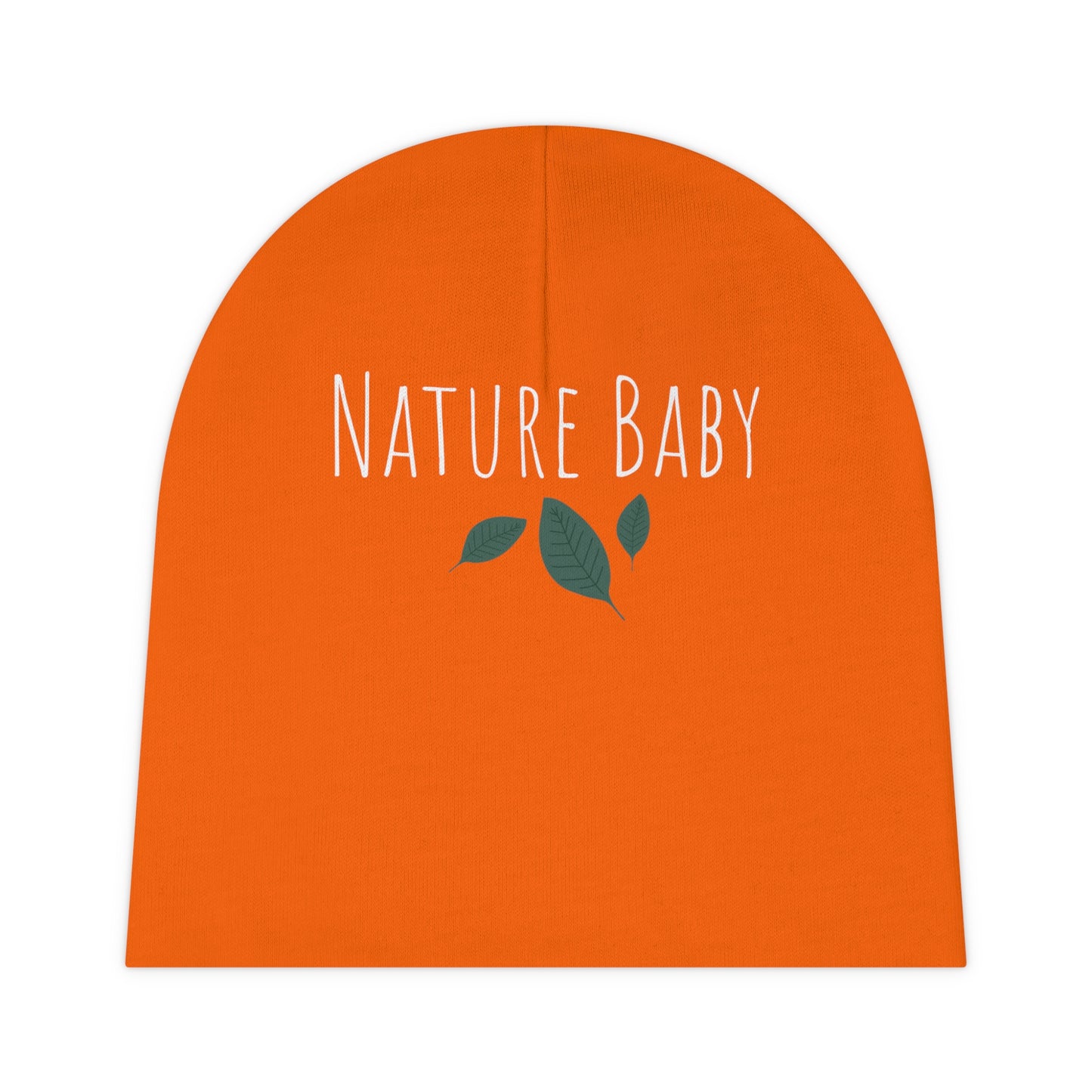 Hunter Orange Nature Baby Beanie