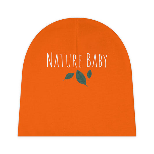 Hunter Orange Nature Baby Beanie