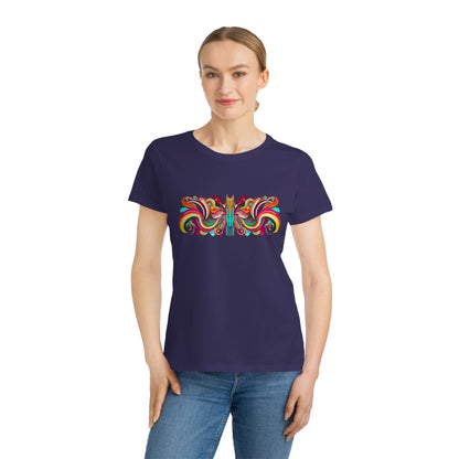 Butterfly Symmetry Organic Cotton Women's T-Shirt