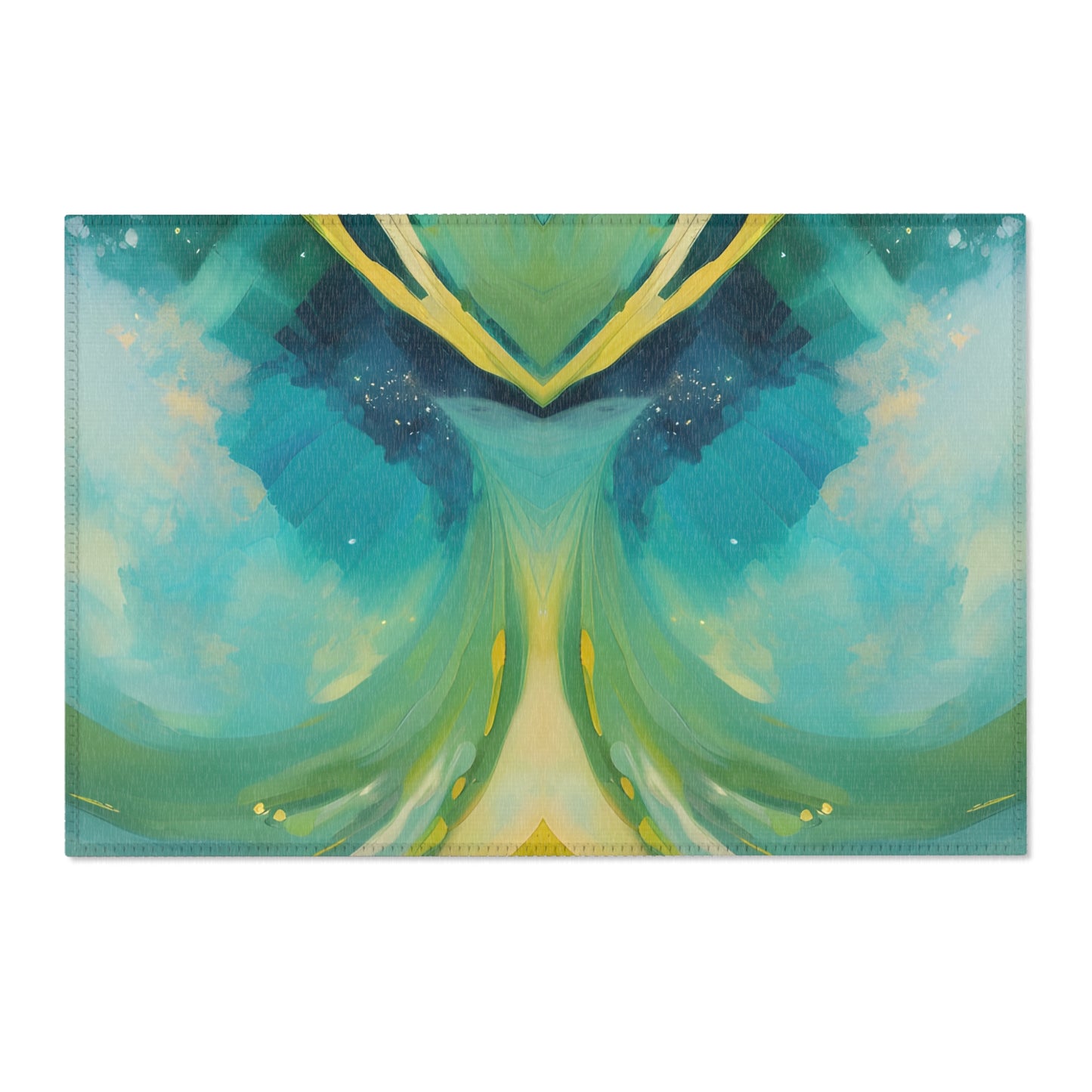 Oceanids Abstract Art Indoor Rug