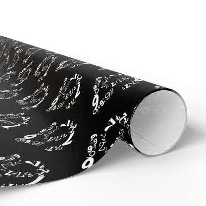 6-7 Meme Illusion Black + White Wrapping Paper Roll (3 sizes)