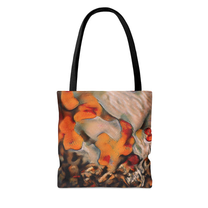 Burnt Umber Rocks Art Tote Bag