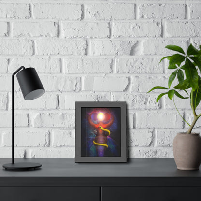 Brigid's Serpent Framed Print | Surreal Art