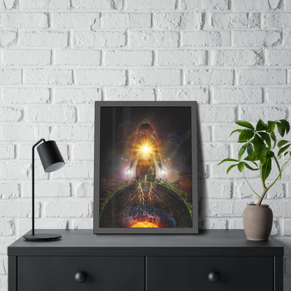Persephone's Divinity Framed Print | Surreal Art