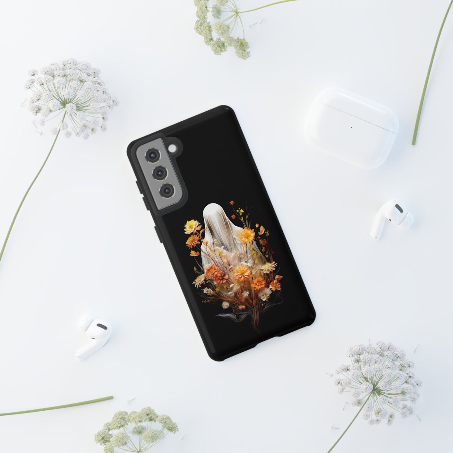 Halloween Garden Haunting Tough Phone Case for iPhone, Samsung, Pixel