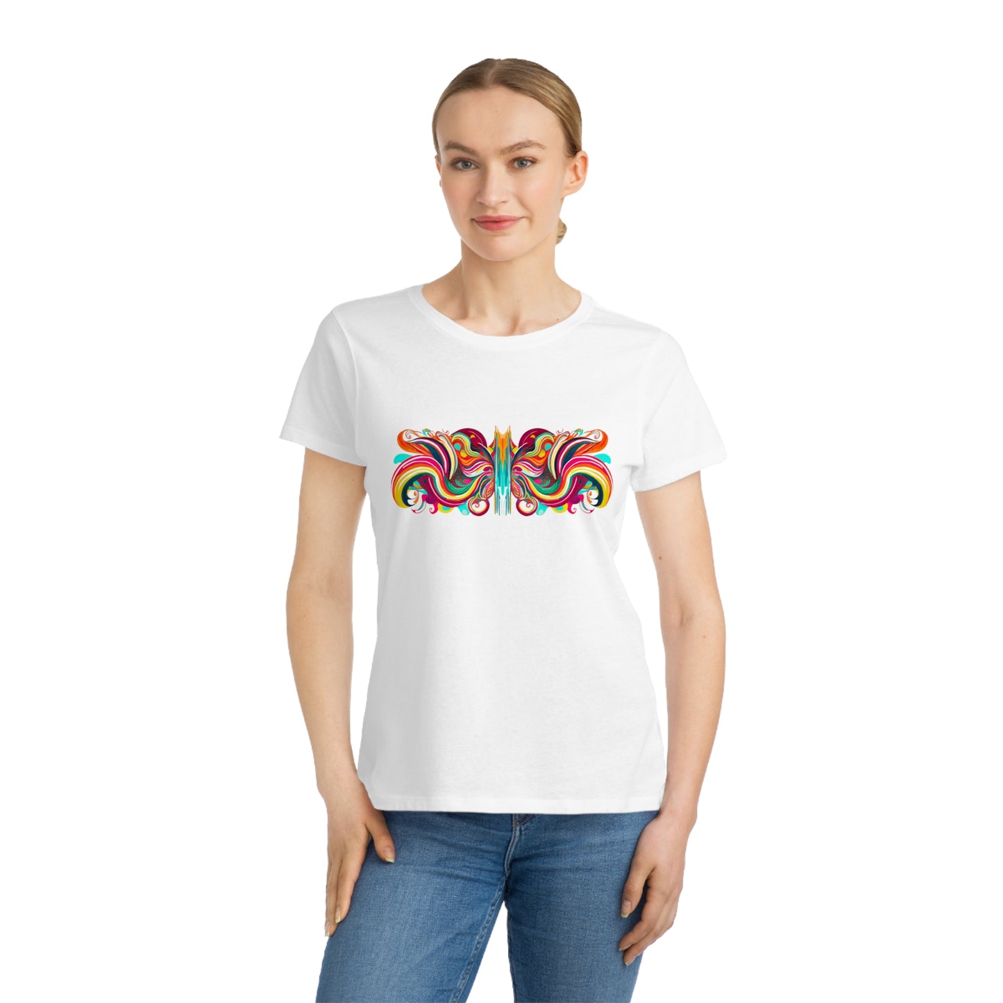 Butterfly Symmetry Organic Cotton Women's T-Shirt