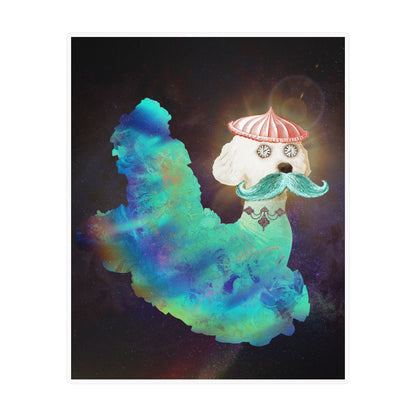 Surreal Astro Dog of Time Vinyl Decal Sticker