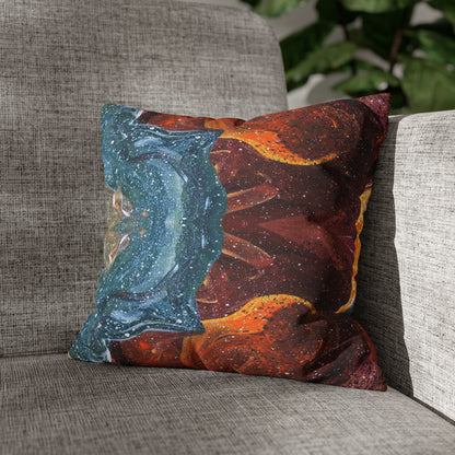 Cosmic Cell Division Faux Suede Throw Pillow Case (multi sizes)