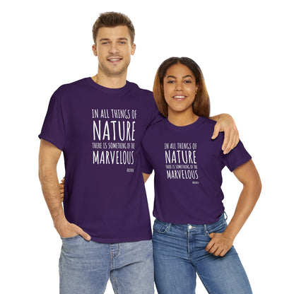 Marvelous Nature Adult 100% Cotton T-Shirt