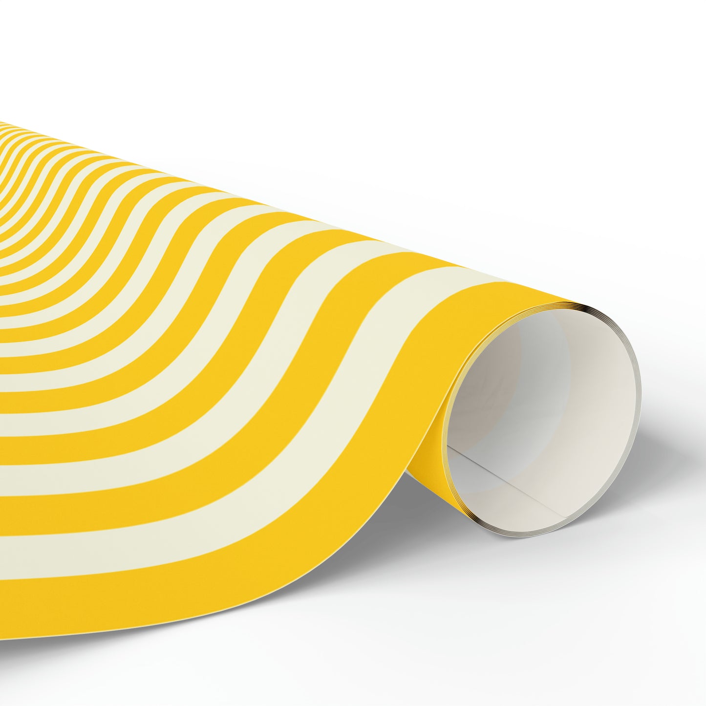 Lemony Yellow Stripes Wrapping Paper Roll (3 sizes)