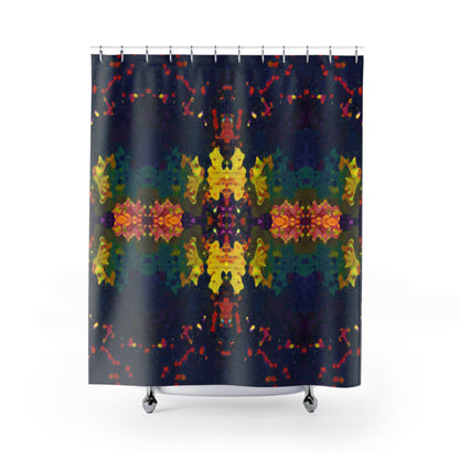 Equinox Abstract Art Shower Curtain