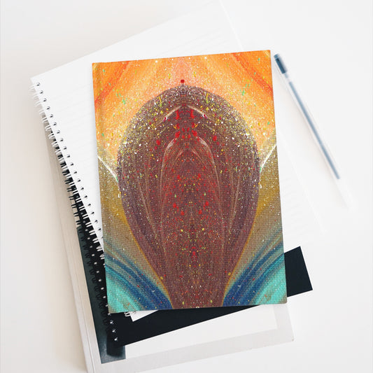 Flow of Magnetism Hardcover Blank Journal