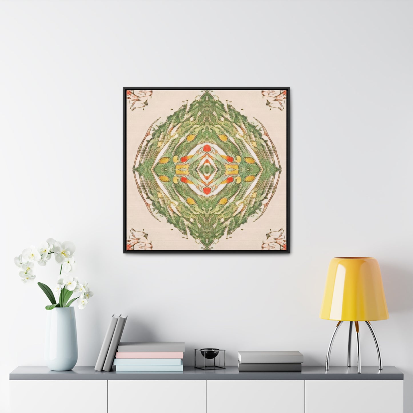 Earth Spirits Framed Canvas Print