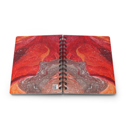 Waves of Creation Spiral-Bound Lined Notebook