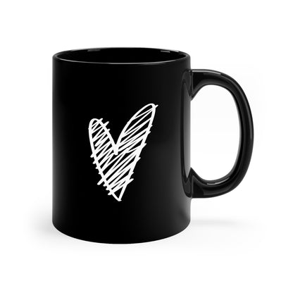 Hitting A Wall 11oz Black Mug