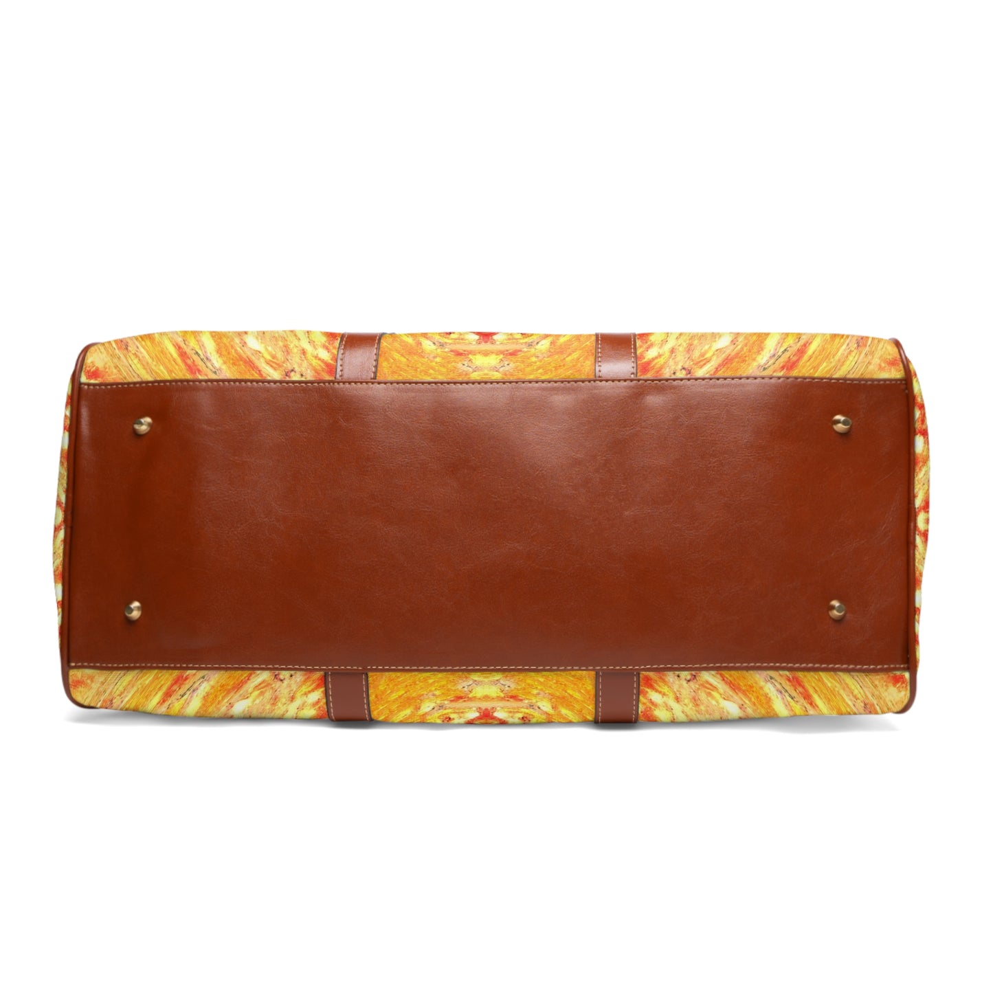 Fire Spirits Faux Leather Carry-On Luggage