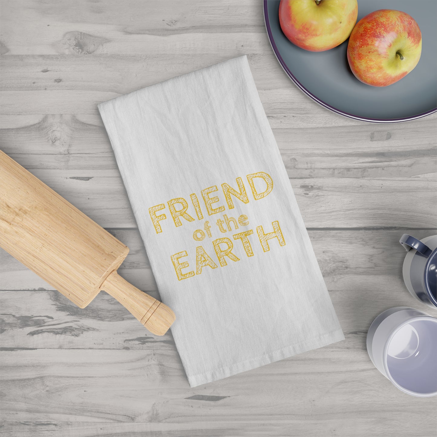 Friend of the Earth Large Cotton Dish Towel