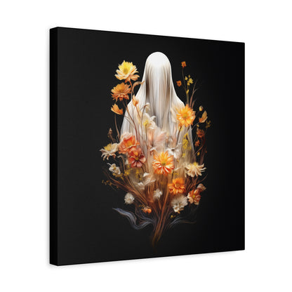 Halloween Garden Haunting Canvas Print