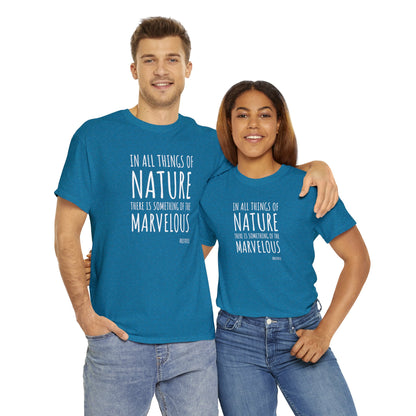 Marvelous Nature Adult 100% Cotton T-Shirt