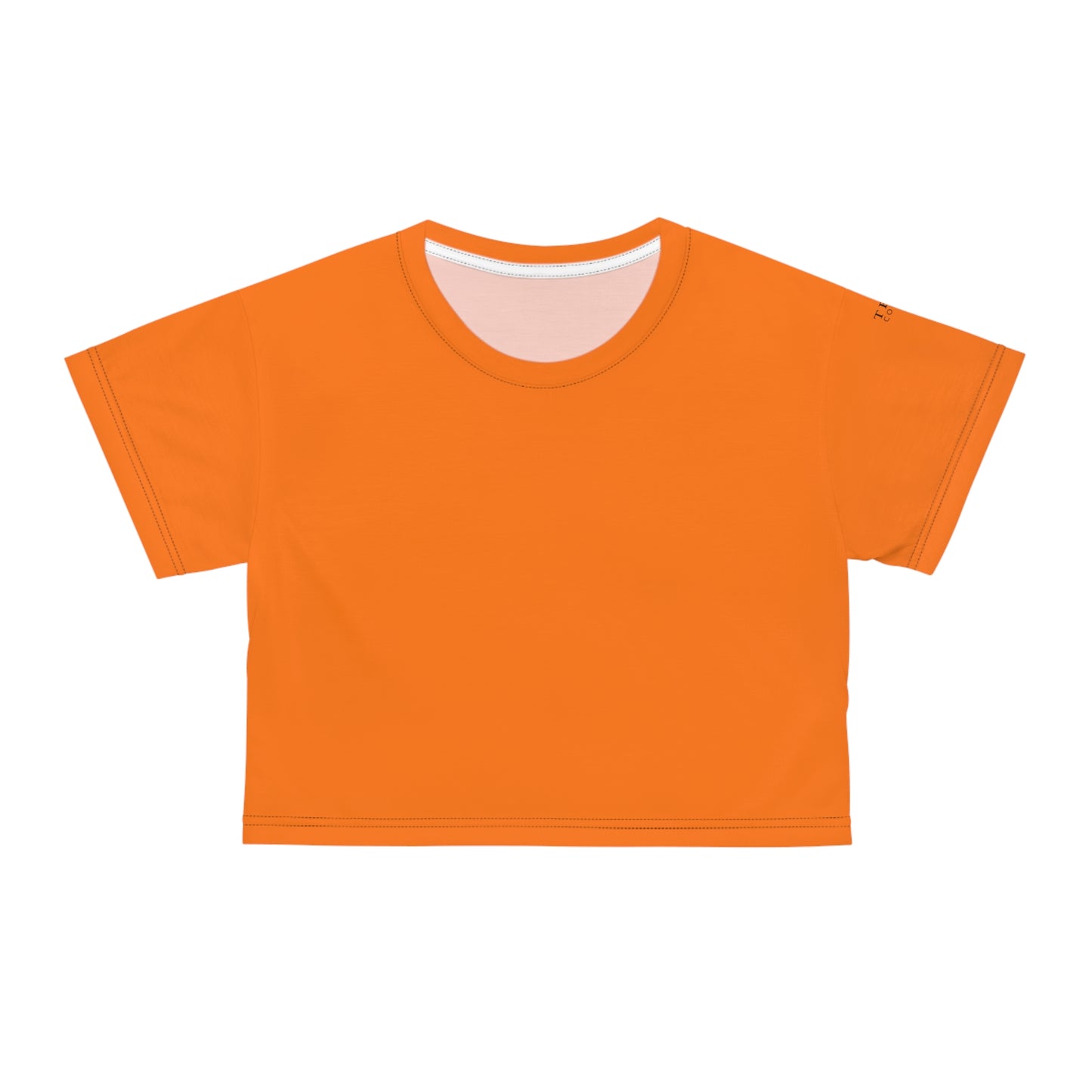 Hunter Safety Orange Women's Cropped Tee