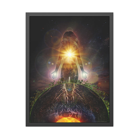 Persephone's Divinity Framed Print | Surreal Art