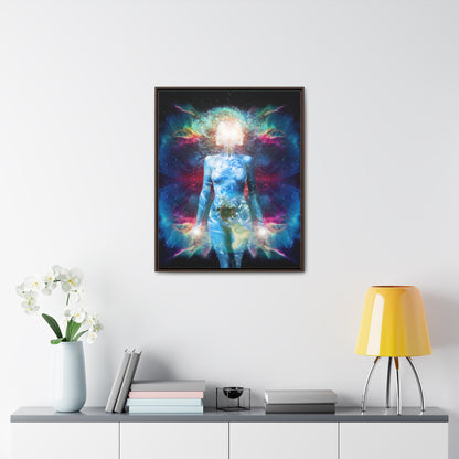 21st Century Gaia Framed Canvas Print