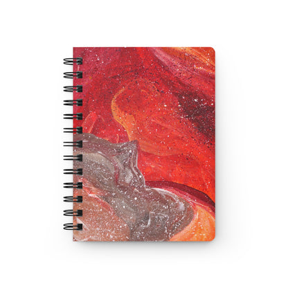 Waves of Creation Spiral-Bound Lined Notebook