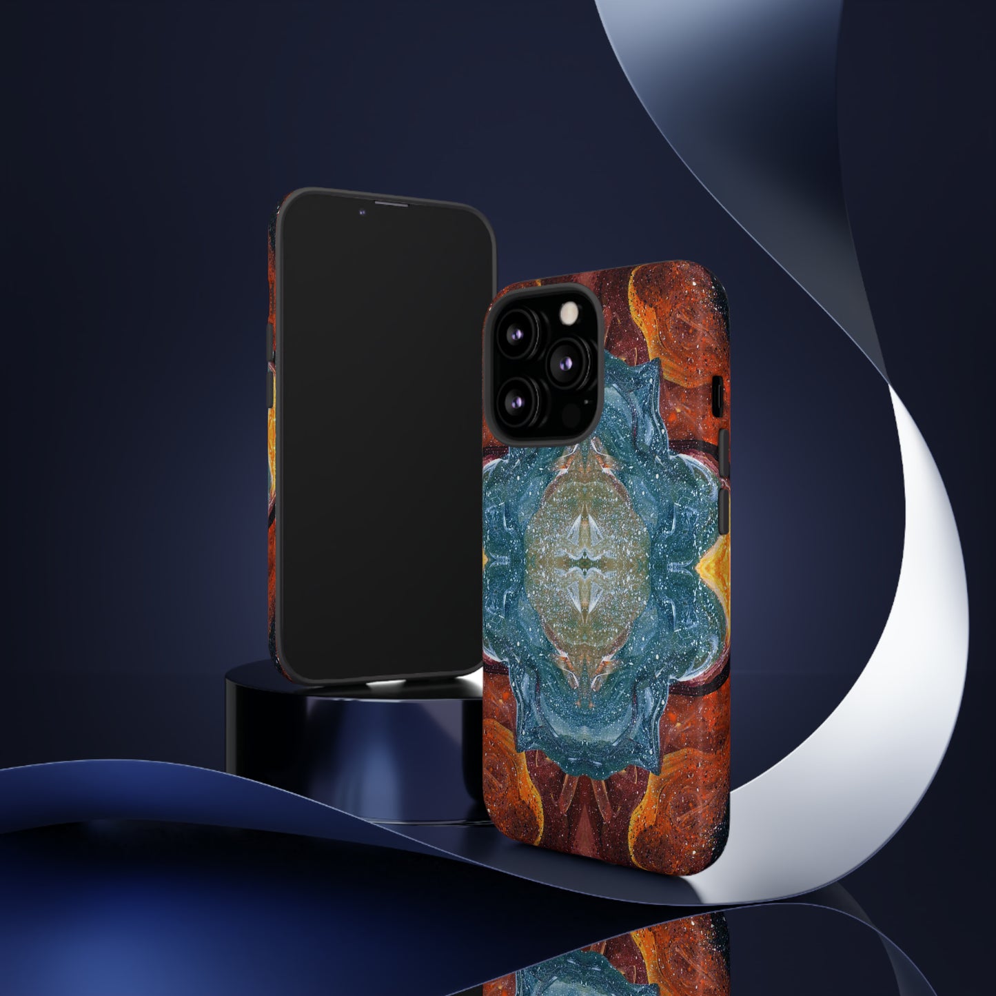 Cosmic Cell Division Tough Phone Case for iPhone, Samsung, Pixel