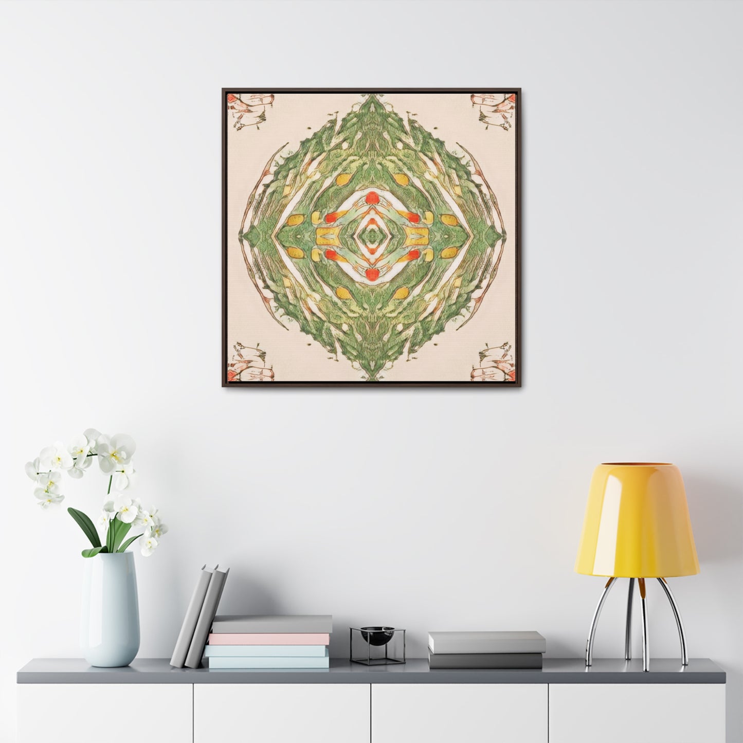 Earth Spirits Framed Canvas Print