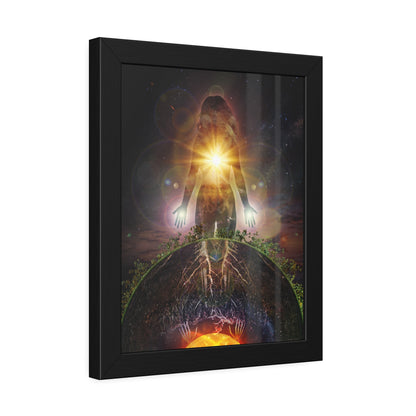 Persephone's Divinity Framed Print | Surreal Art