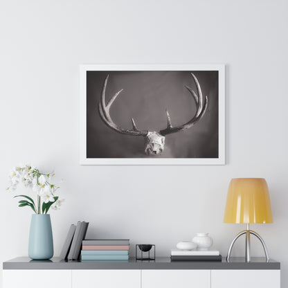 Ghosts of Deers Past Framed Matte Print