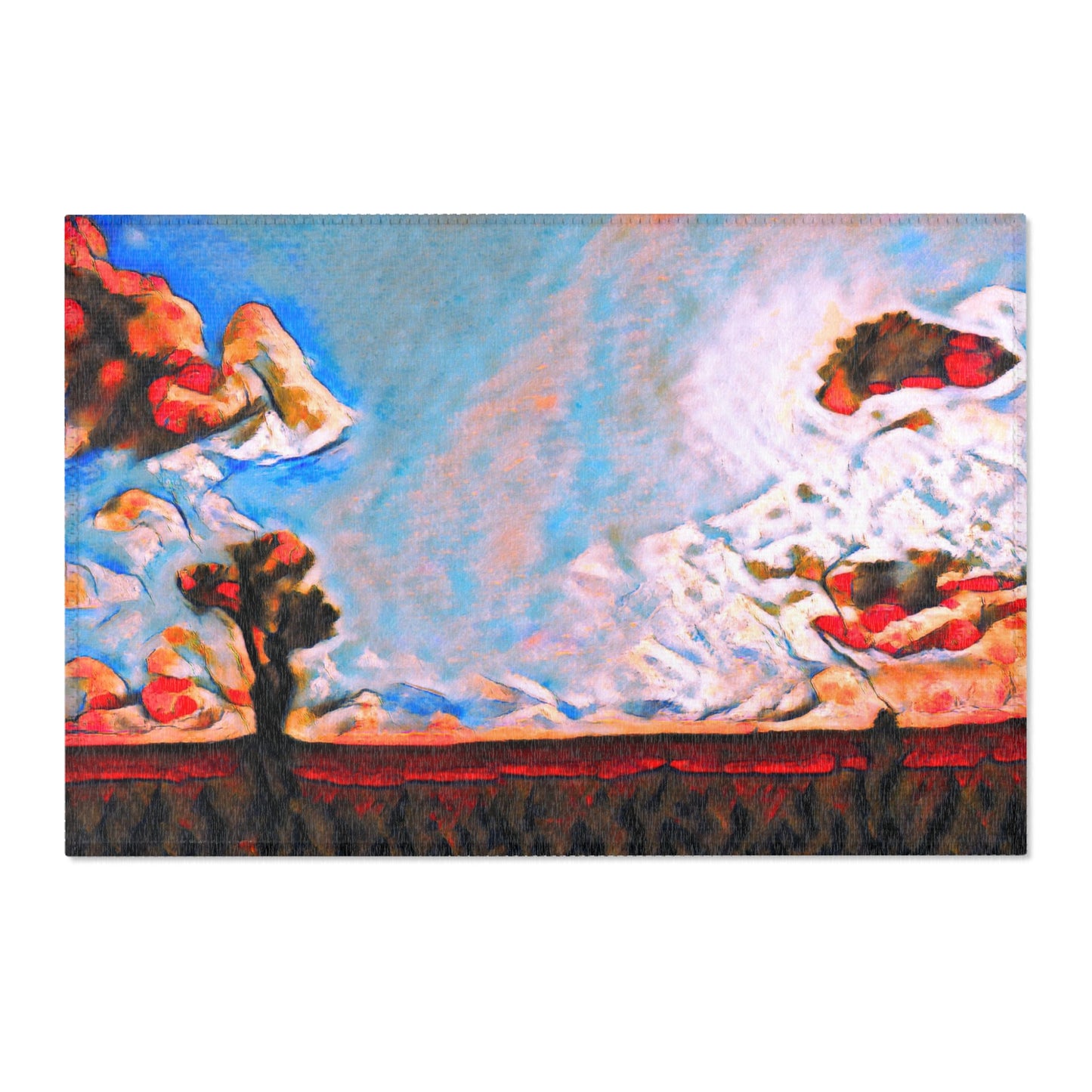 The Living Earth Abstract Art Indoor Rug