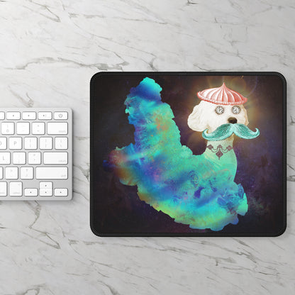 Astro Dog of Time Large Mouse Pad | Surreal Art