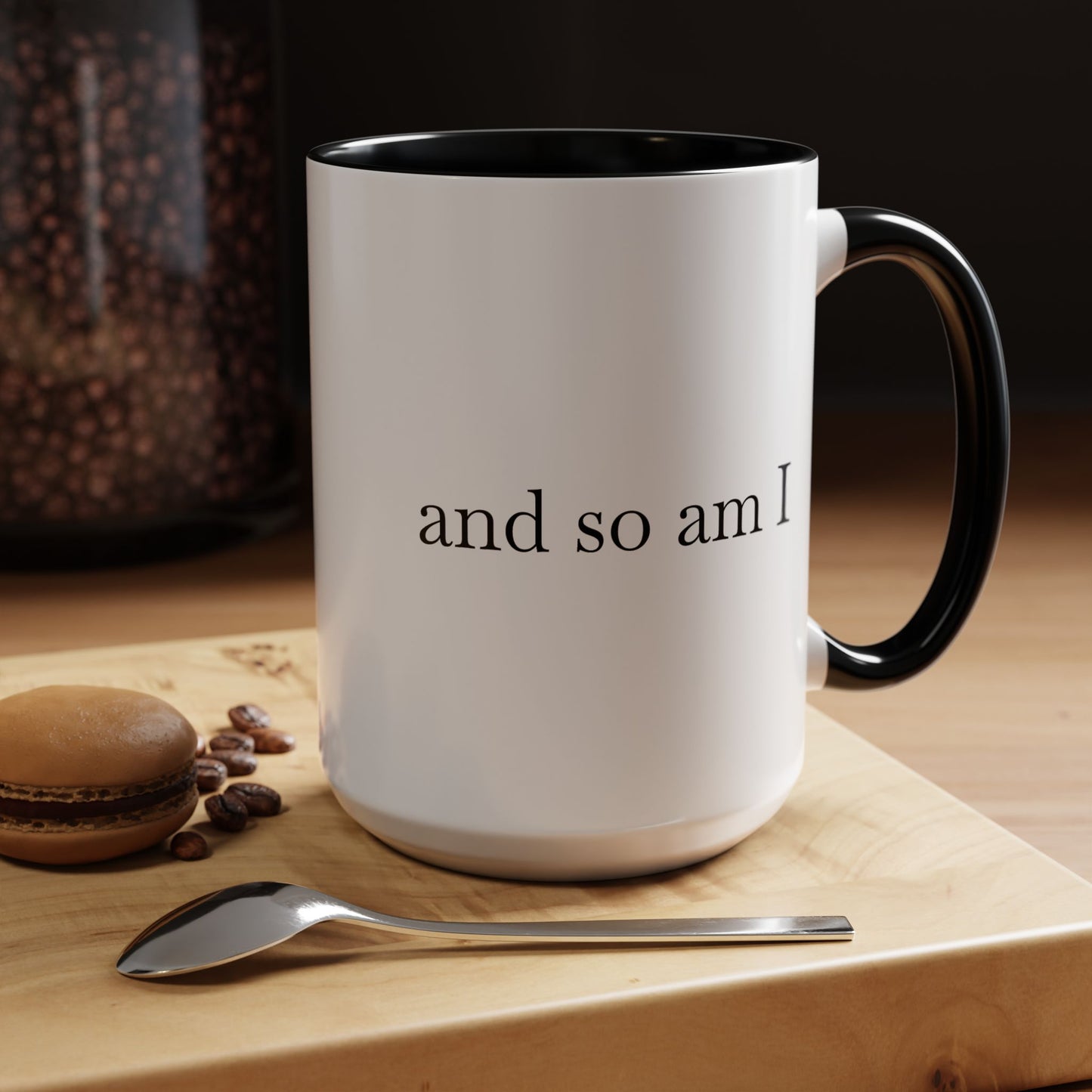 Spicy Karma Colorful Handle Ceramic Mug (11, 15oz)