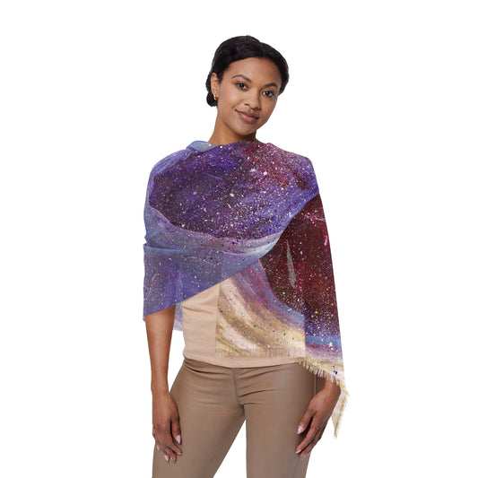 Plato's Cave Painting Fashion Scarf Wrap