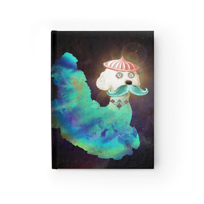 Surreal Astro Dog of Time Hardcover Blank Journal