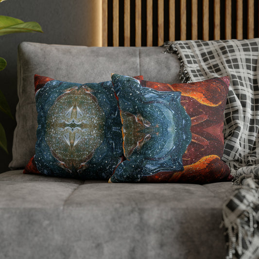 Cosmic Cell Division Faux Suede Throw Pillow Case (multi sizes)