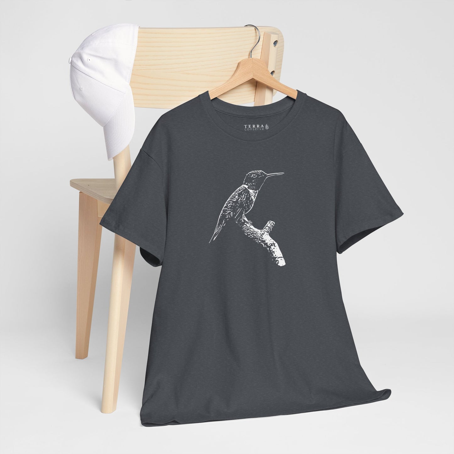 Hummingbird Adult 100% Cotton T-Shirt (Multicolors)