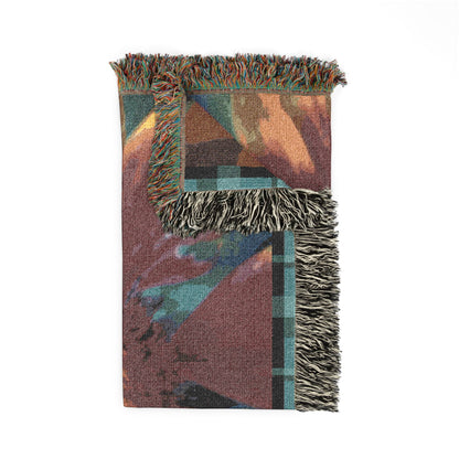 Cosmos Flower 100% Cotton Woven Blanket (3 sizes) | Made In USA