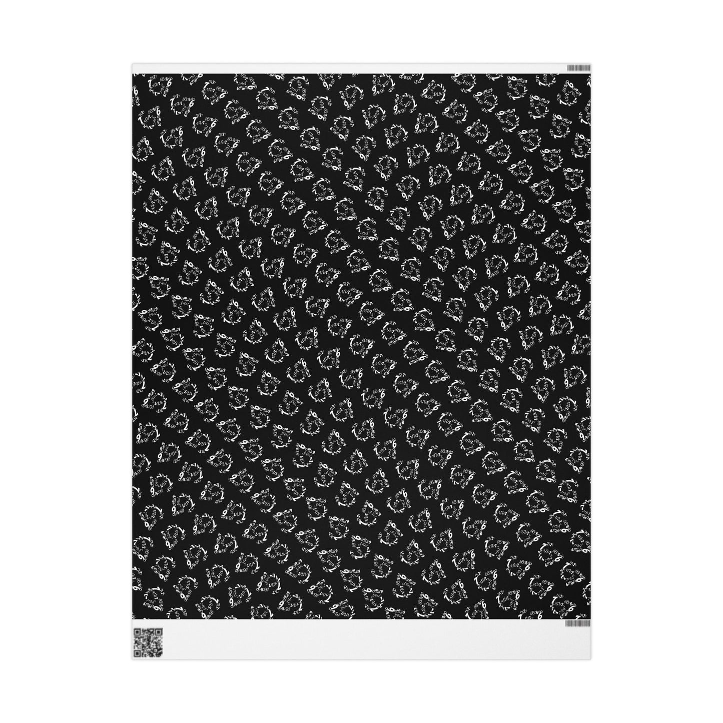 6-7 Meme Illusion Black + White Wrapping Paper Roll (3 sizes)