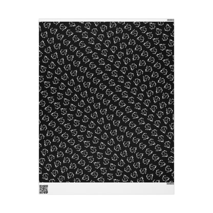 6-7 Meme Illusion Black + White Wrapping Paper Roll (3 sizes)
