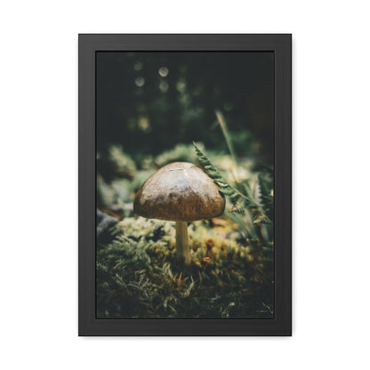 Mossy Mushroom House Framed Fine Art Photograph