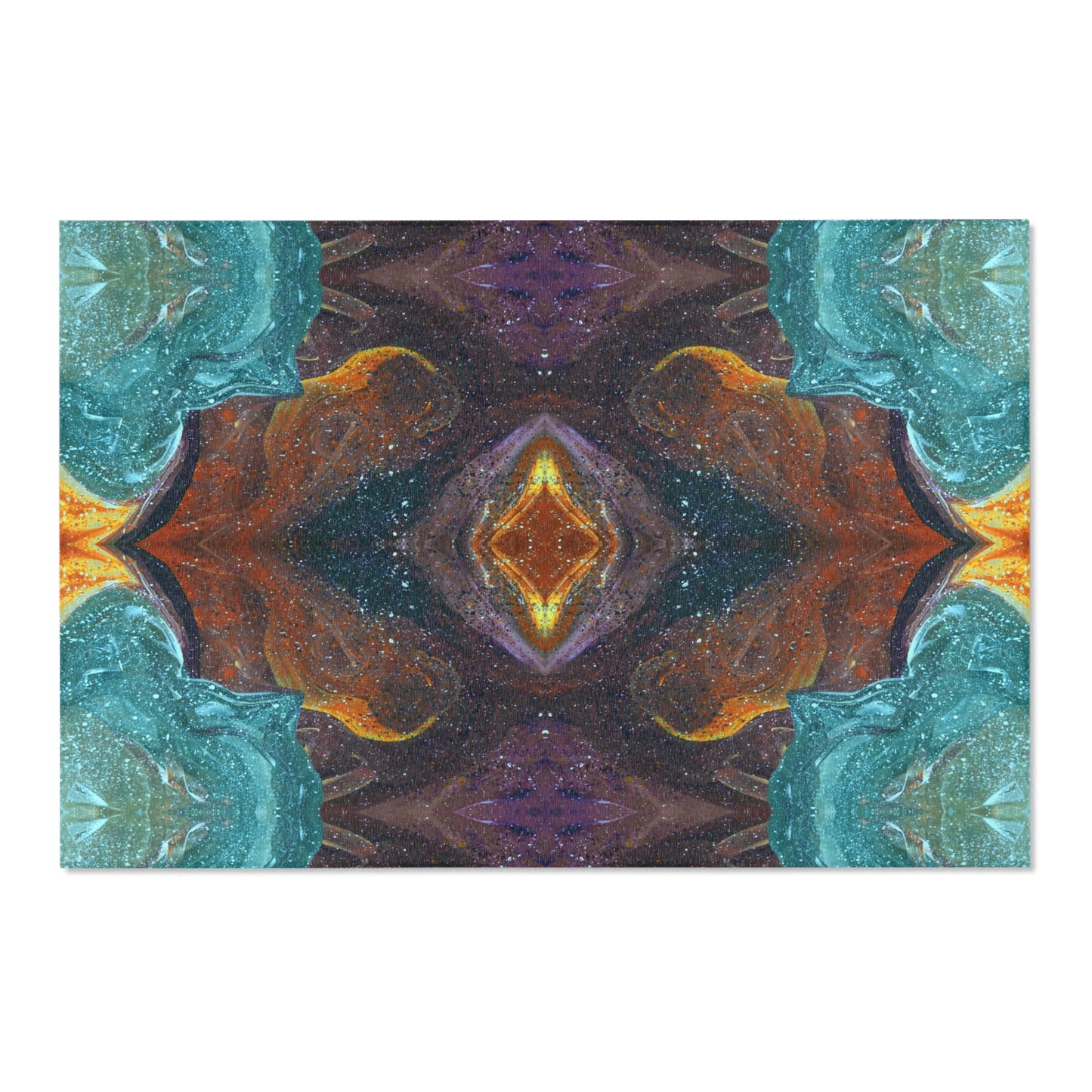 Symmetry of Life Abstract Art Indoor Rug