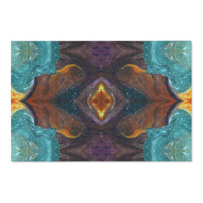 Symmetry of Life Abstract Art Indoor Rug